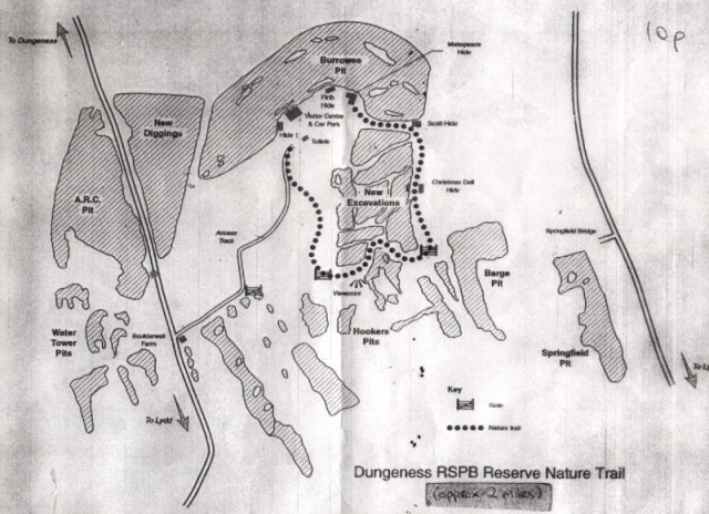 Dungeness Detailed Trail Map