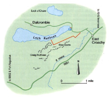 Loch Ruthven RSPB Map