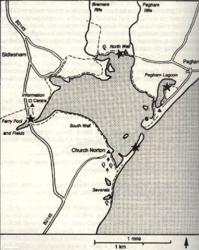 Pagham Harbour Area Map