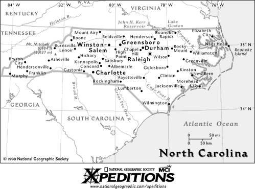 Map of North Carolina